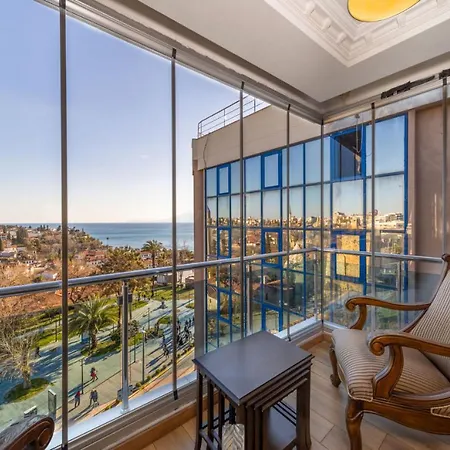 Lovely Flat With Sea View Near In Muratpasa Apartment